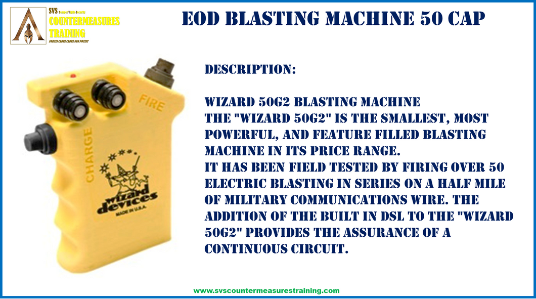 EOD 50 Cap Blasting Machine