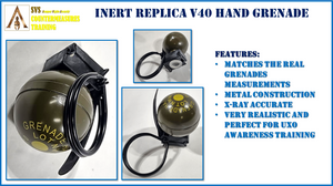 Inert Replica V40 Hand grenade