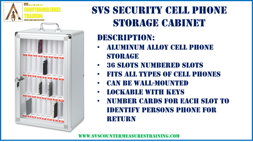 SVS Security Cell Phone Storage Cabinet