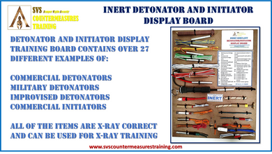 Inert Detonator and Initiator Display Board