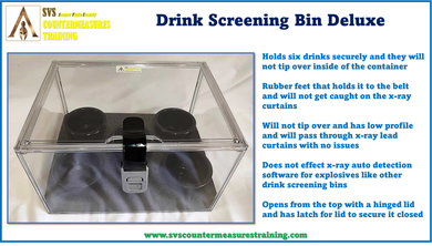 X-Ray Drink Screening Bin Deluxe