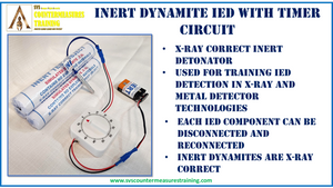 Inert Dynamite IED with Inert Timer IED Circuit