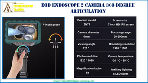 EOD Endoscope 2 camera 360-degree radius