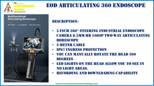 EOD Articulating 360 degree Endoscope