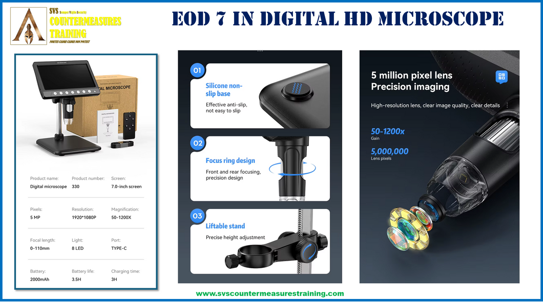 EOD 7-inch Digital HD Microscope