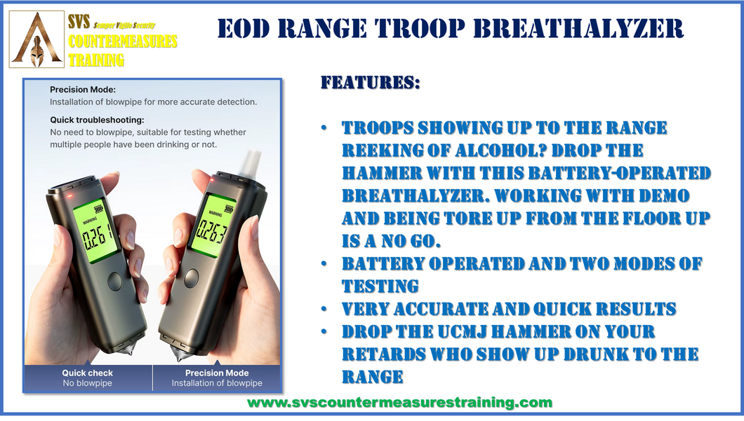 EOD Demo Range Breathalyzer