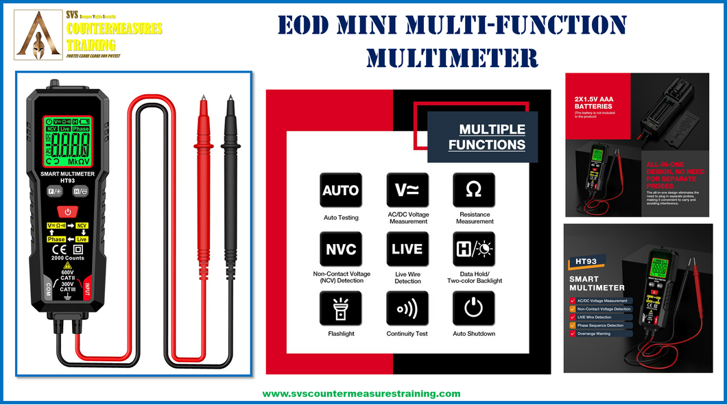 EOD Mini Digital Multimeter