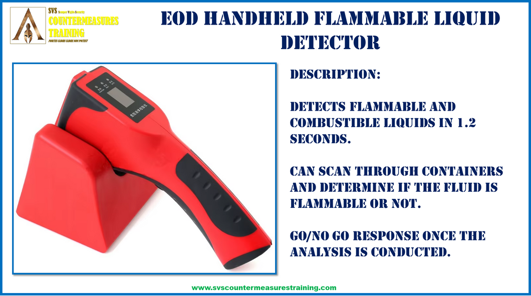 EOD Flammable Liquid Handheld Scanner