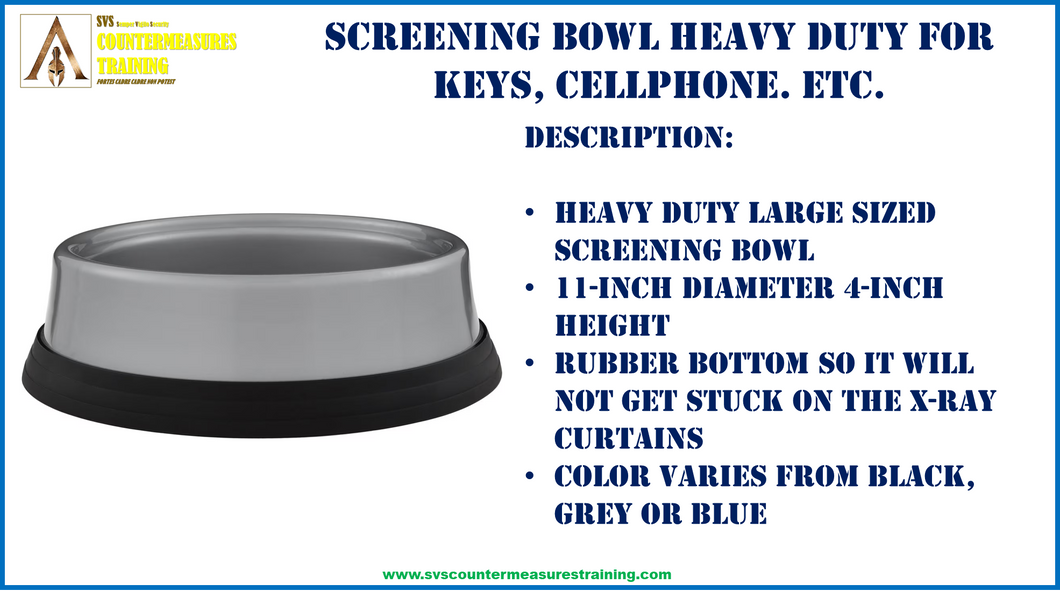 Screening Bowl Heavy Duty