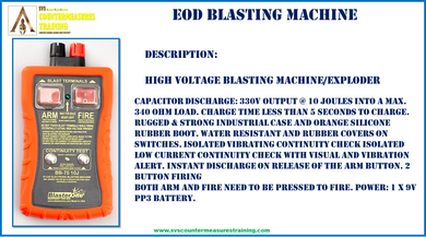 EOD High Voltage Blasting Machine Exploder