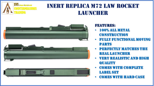 Inert Replica M72 LAW Rocket Launcher all metal