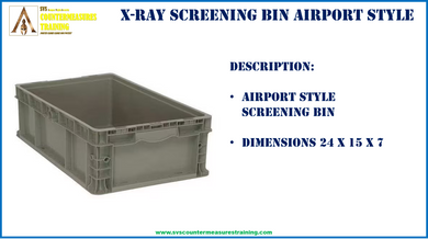 Airport Style Large Screening Bin