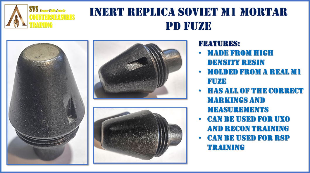 Inert Replica Soviet M1 Point Detonating Mortar fuze