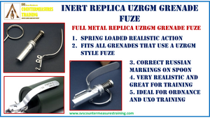 Inert Replica UZRGM Grenade FuzeMetal