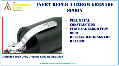 Inert Replica UZRGM Grenade Spoon Metal