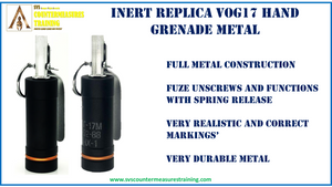 Inert Replica VOG-17 Hand Grenade Metal