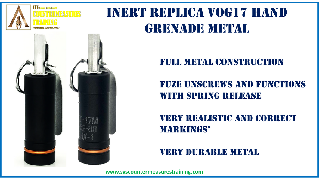 Inert Replica VOG-17 Hand Grenade Metal