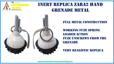 Inert Replica ZARA-2 Hand Grenade deluxe Full Metal