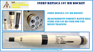 Inert Replica 107 mm Rocket