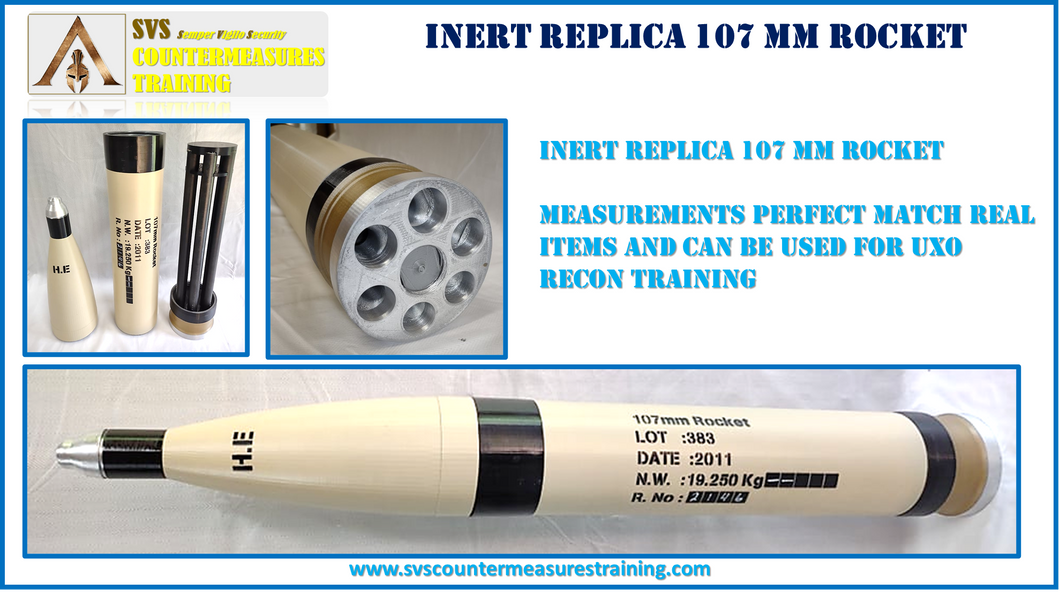 Inert Replica 107 mm Rocket