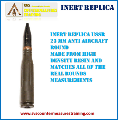 INERT Replica 23 MM USSR Anti-aircraft round