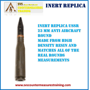 INERT Replica 23 MM USSR Anti-aircraft round