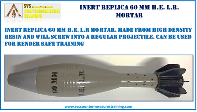 Inert Replica 60 mm mortar HE LE