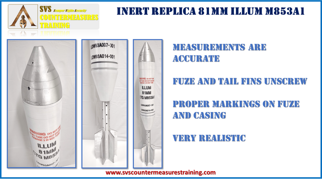 Inert Replica 81mm Illum M853A1