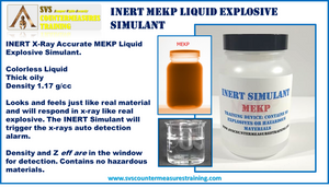 Inert Poor-mans MEKP Liquid  X-Ray Accurate Explosive Simulant