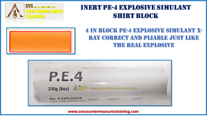 Inert PE-4 Short Explosive Simulant x-ray correct