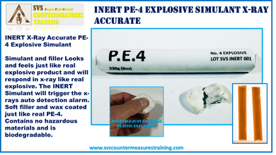 Inert PE-4 Explosive Simulant x-ray