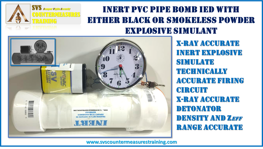 INERT PVC Pipe Bomb IED Large