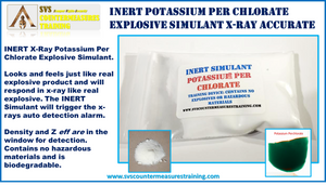 INERT Potassium Per chlorate X-Ray Accurate Explosive Simulant