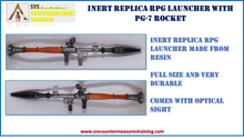 Replica RPG7 rocket launcher (RESIN) with PG7 rocket and optical sights