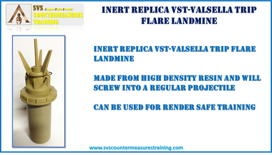 Inert Replica VSP Landmine Trip Flare