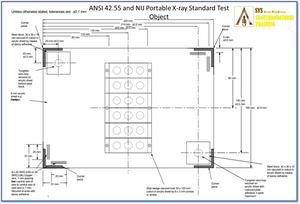 EOD Step Wedge for Portable X-Ray  ASNI 42.55 and NIJ