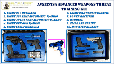 INERT Advanced Weapons Threat Training kit