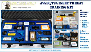 AVSEC INERT Advanced Checkpoint Threat Detection Training Kit