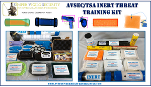 AVSEC INERT Advanced Checkpoint Threat Detection Training Kit