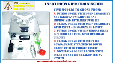 INERT Drone with Inert Bomblets Training kit