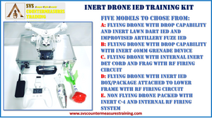 INERT Drone with Inert Bomblets Training kit