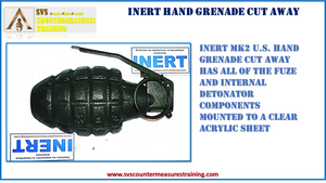 Inert replica MK2 Hand Grenade Cut-Away