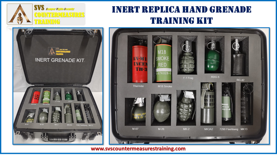 Inert Replica Grenade Training Kit