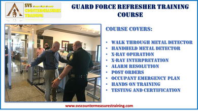 Guard Force Refresher Training Course for Checkpoint Screening Operations