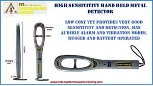 Hand Held Metal Detector