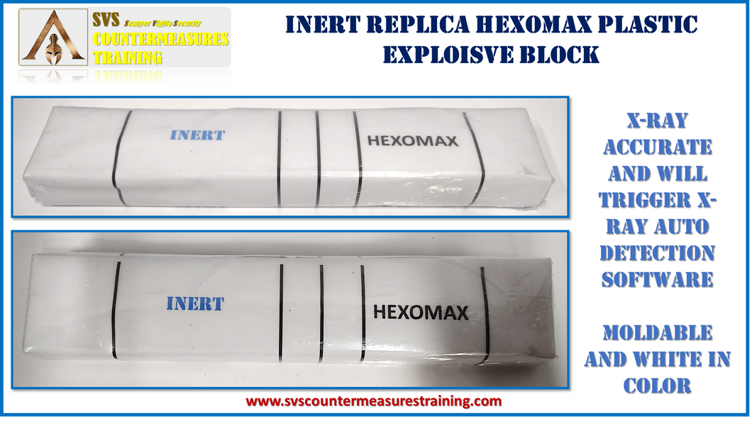 Inert Plastic Explosive Simulant Hexomax