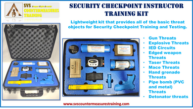 Security Checkpoint Threat Instructor Training Kit