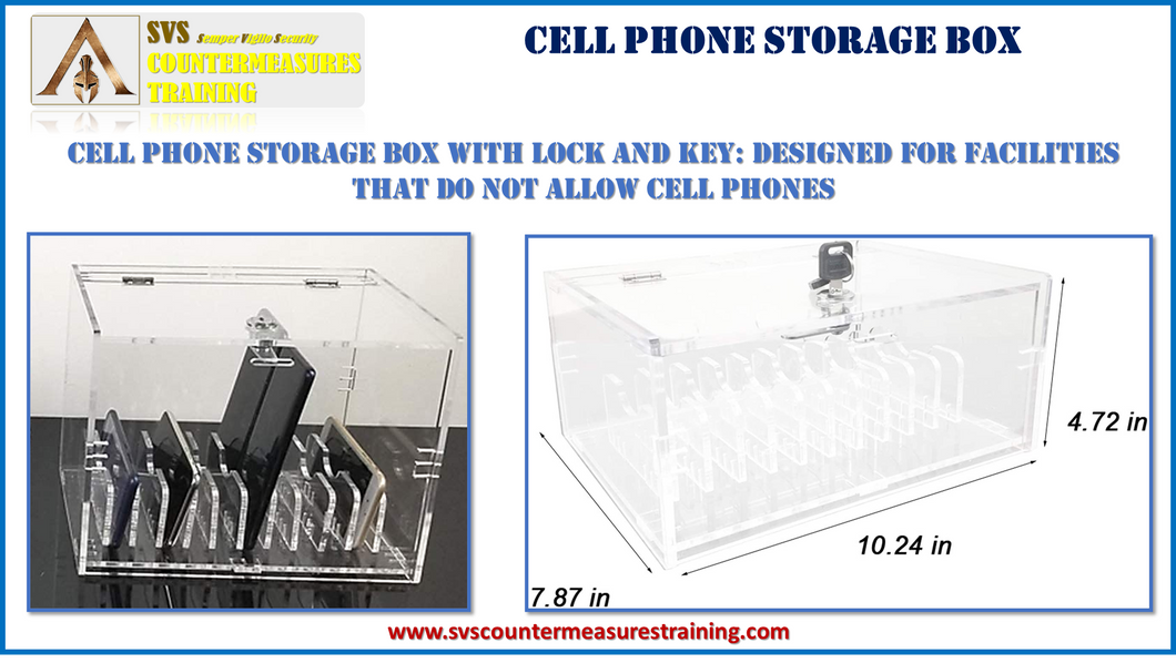 Cell Phone Storage Lockable case