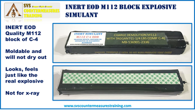 Inert M112 Block C-4 EOD