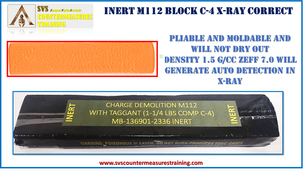 INERT Replica M112 Block C-4 X-Ray Correct